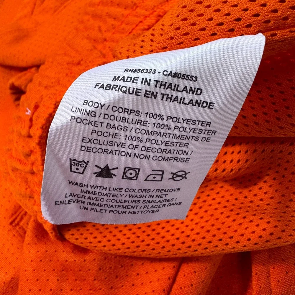 Jordan Flight Club Mesh Shorts Men's 3XL Orange Basketball Gym DV7602-817 Active
